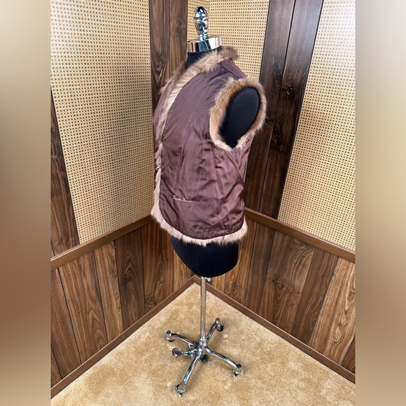 JERRY SORBARA NEW YORK DESIGNER RUSSIAN SABLE FUR VEST JACKET COAT SMALL 2 - 4 - Picture 9 of 13